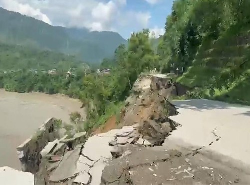 Krishnabhir Landslide Kathmandu Muglin Highway