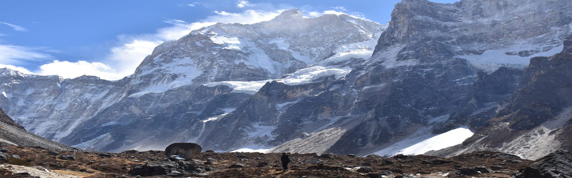 Kanchenjunga - Acclimatisation day hike to Jannu Himal base camp