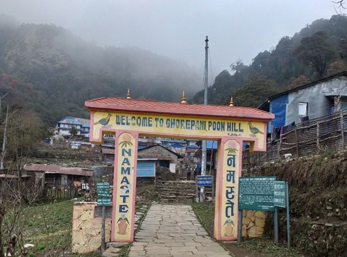 Ghorepani Poon hill trekking with hot springs
